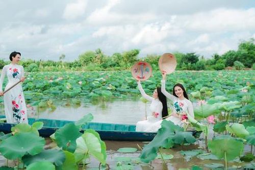 Hoa hậu Ngọc Diễm, Hoa khôi Diệu Ngọc quảng bá du lịch Đồng Tháp