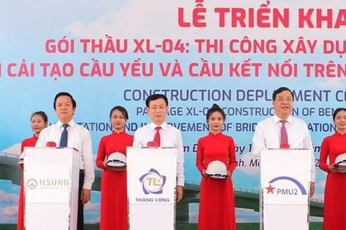 Khởi công xây dựng cầu Bến Mới, nối Nam Định và Ninh Bình