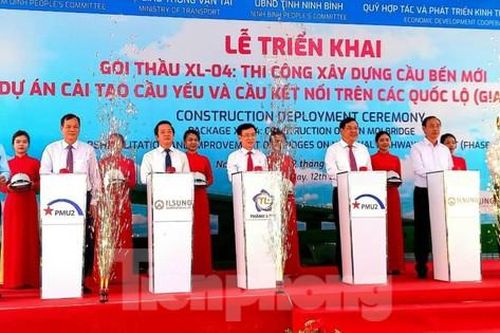Khởi công xây dựng cầu 360 tỷ nối giữa 2 tỉnh Nam Định-Ninh Bình