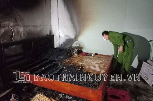 TP. Sông Công: Sét đánh gây chập cháy tại một nhà dân