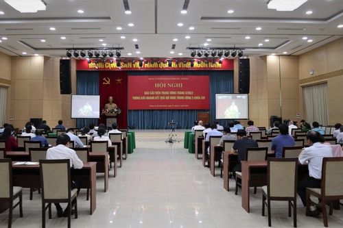 Hội nghị báo cáo viên Trung ương về kết quả Hội nghị Trung ương 5 (khóa XIII)