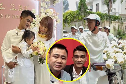 Đám cưới Mạc Văn Khoa: Chú rể đi xe máy đón dâu, Tự Long hứa mừng phong bì 'sộp'