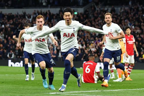 Son Heung-min và Kane tỏa sáng giúp Tottenham nhấn chìm Arsenal