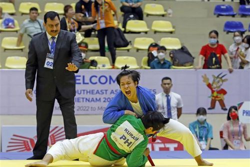 SEA Games 31: Đội tuyển Kurash Việt Nam giành bảy huy chương Vàng
