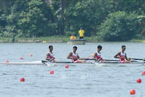Việt Nam và Indonesia hình thành thế trận 'chia Huy chương' đua thuyền Rowing