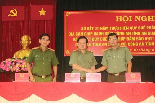 Công an Đồng Tháp ký kết quy chế phối hợp giáp ranh