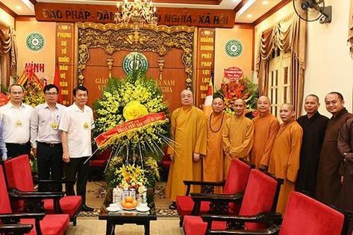 Hà Nội: Bộ Công an chúc mừng GHPGVN nhân Đại lễ Phật đản Phật lịch 2566