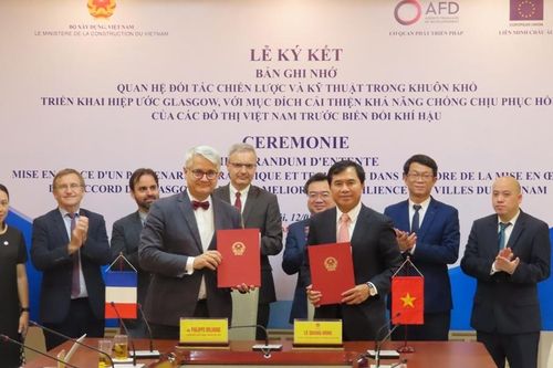 Bộ Xây dựng và Cơ quan Phát triển Pháp hợp tác phát triển đô thị bền vững