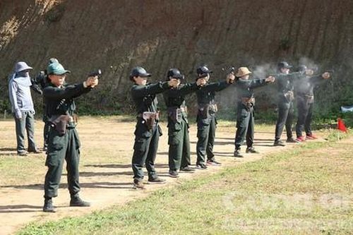 Hội thi điều lệnh, bắn súng, võ thuật kỷ niệm 60 năm Ngày truyền thống CSND