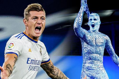 Tượng của Aguero giống Toni Kroos