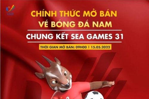 Vé chung kết bóng đá nam SEA Games 31 chính thức mở bán