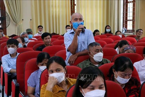 Hải Dương: Cử tri quan tâm đến công tác cán bộ trong phòng, chống tham nhũng