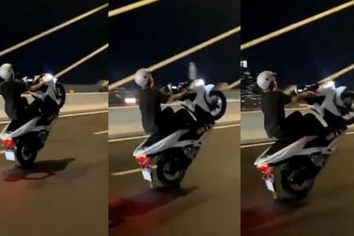 TPHCM: Xử lý thanh niên bốc đầu xe trên cầu Thủ Thiêm 2 để 'khoe' TikTok