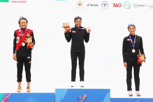 SEA Games 31: Philippines vô địch nam nữ ở nội dung 3 môn phối hợp