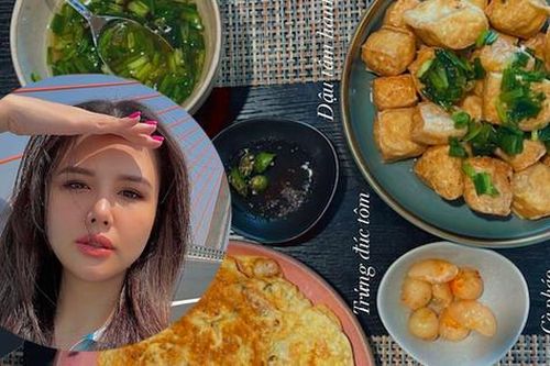 Mâm cơm bình dân của 'phu nhân hào môn' Phanh Lee