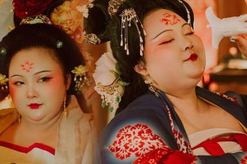 Phiên bản Dương Quý Phi ngoài đời nặng 100kg gây sốt mạng xã hội