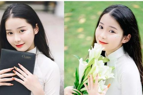 Chụp ảnh kỷ yếu với áo dài trắng, nữ sinh Thanh Hóa mang niềm kiêu hãnh và tự hào