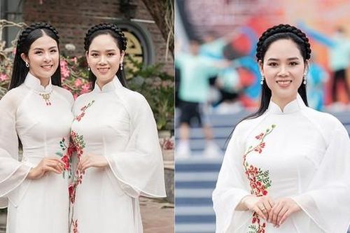 Dàn Hoa hậu đình đám gốc Hải Phòng tái xuất, đọ sắc với áo dài giữa mùa hoa phượng đỏ
