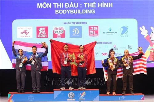 Thể hình Việt Nam 'gặt' thêm 2 huy chương Vàng
