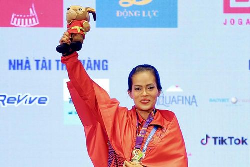 Đinh Kim Loan mang về huy chương vàng thứ 4 cho thể thao An Giang tại SEA Games 31