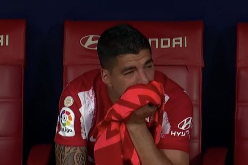Suarez bật khóc khi chia tay Atletico