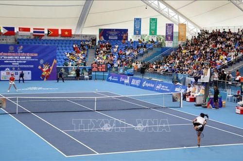 Thái Lan giành hai HCV đồng đội tại chung kết Quần vợt SEA Games 31