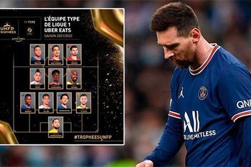 Messi không có tên ở đội hình tiêu biểu Ligue 1 mùa này