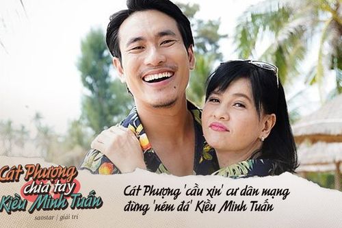 Hậu công khai chia tay, Cát Phượng 'cầu xin' cư dân mạng đừng 'ném đá' Kiều Minh Tuấn