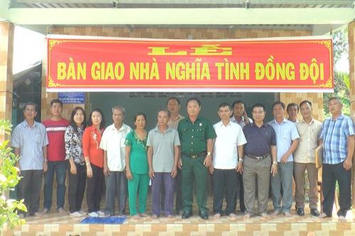 Hội Cựu chiến binh huyện Lai Vung đứng tốp đầu tỉnh trong việc xây nhà nghĩa tình đồng đội