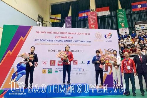 Vận động viên Jujitsu Thái Nguyên giành Huy chương Vàng SEA Games
