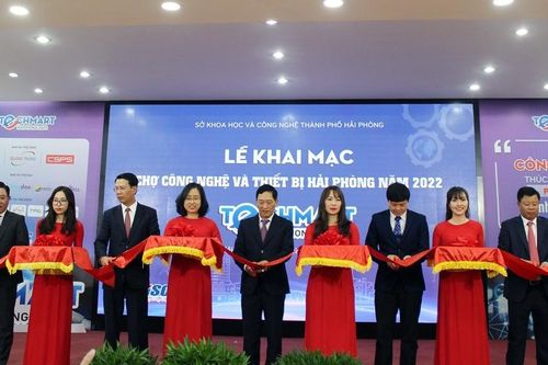 Khai mạc Chợ công nghệ và thiết bị Hải Phòng năm 2022