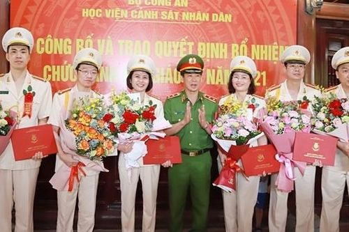 Học viện CSND trao quyết định bổ nhiệm chức danh Phó giáo sư năm 2021