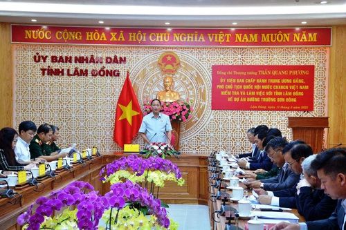 Khẩn trương tháo gỡ khó khăn, sớm hoàn thành dự án đường Trường Sơn Đông