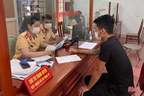 Hà Tĩnh: Tước giấy phép lái xe 23 tháng, xử phạt 35 triệu đồng tài xế dương tính với ma túy