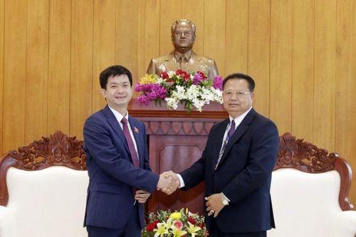 Bí thư Tỉnh ủy Quảng Trị làm việc với Lãnh đạo tỉnh Savanakhet, Lào