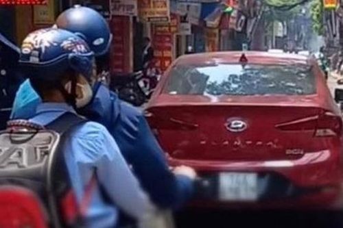 Từ clip người dân, Cảnh sát làm rõ, xử phạt tài xế lái xe vào đường cấm