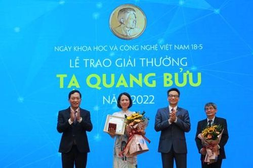 Hai nhà khoa học được trao Giải thưởng Tạ Quang Bửu 2022