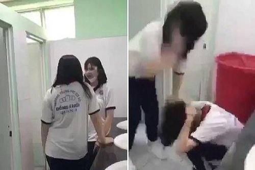 Nữ sinh trường Đồng Khởi bị đánh hội đồng