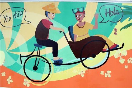 Khánh thành công trình tranh vẽ cổ động về tình hữu nghị nhân dân Việt Nam - Cuba