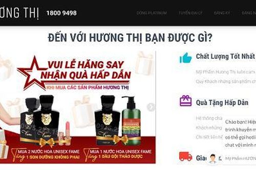 Xử phạt nhà phân phối độc quyền mỹ phẩm Hương Thị