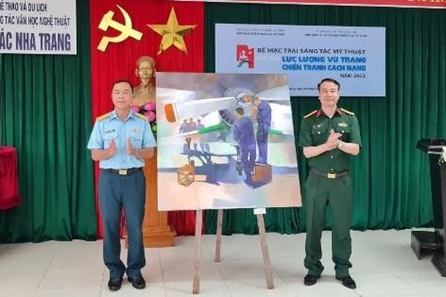 Bế mạc Trại sáng tác mỹ thuật đề tài Lực lượng vũ trang – Chiến tranh cách mạng năm 2022