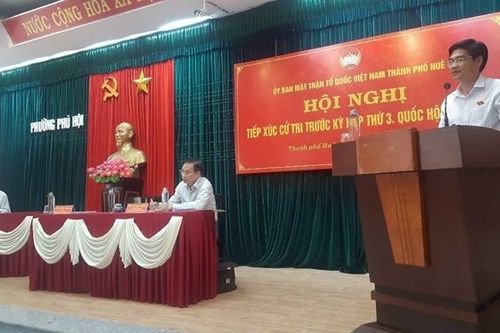 Cử tri thành phố Huế kiến nghị trả lại nhà văn hóa cộng đồng cho người dân phường Vĩnh Ninh
