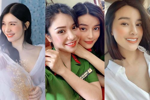'Bão ngầm': Hai nữ thiếu úy gây bất ngờ với nhan sắc ngoài đời khác hẳn trên phim