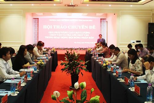 Nâng cao chất lượng hoạt động chất vấn