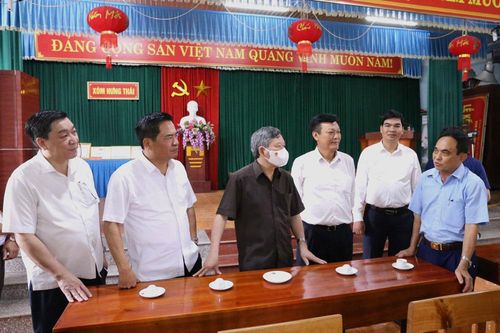 Bộ Nội vụ khảo sát Đề án thành lập thị trấn Hóa Thượng