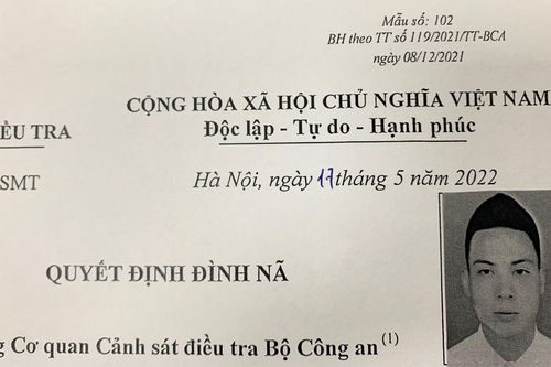 Ra quyết định đình nã đối với Hoàng Ngọc Mẫn