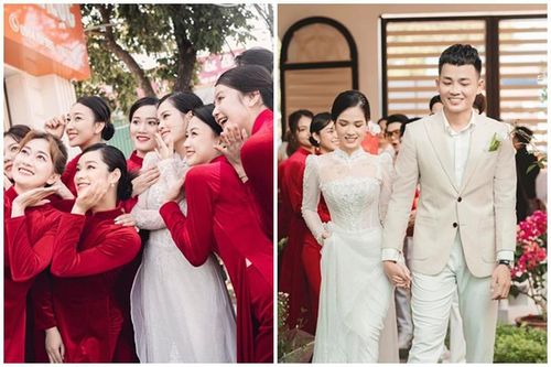 Tình cũ Quang Hải tung ảnh đính hôn, nhan sắc cô dâu 'gây sốt'