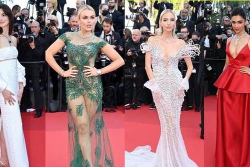 Cannes ngày 3: Anne Hathaway nền nã giữa dàn mỹ nhân chuộng 'thả rông', xuyên thấu