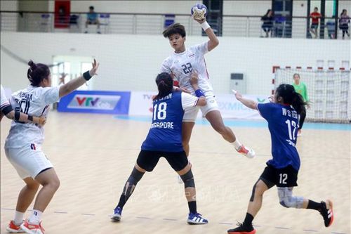 SEA Games 31: Nữ Việt Nam-Thái Lan tranh đấu giành tranh Huy chương Vàng môn bóng ném