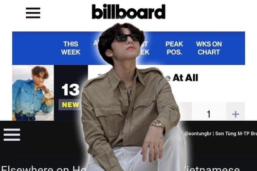 Dù bị gỡ MV, ca khúc tiếng Anh đầy ồn ào của Sơn Tùng xuất hiện hẳn trên trang Billboard quốc tế